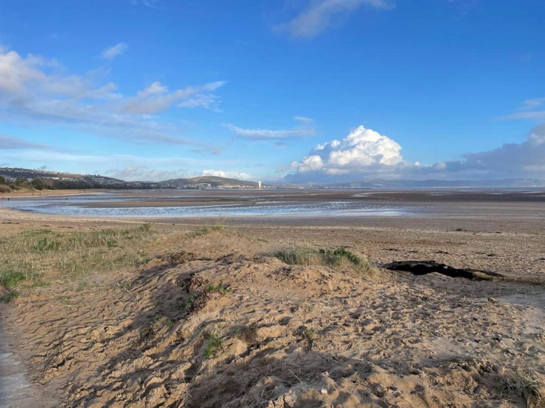 Casa One Hundred - A Beautiful 4 Bed House On The Beach Front Swansea Eksteriør billede